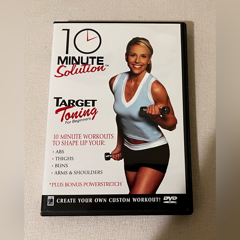 10 Minute Solution - Target Toning for Beginners - DVD - LIKE NEW